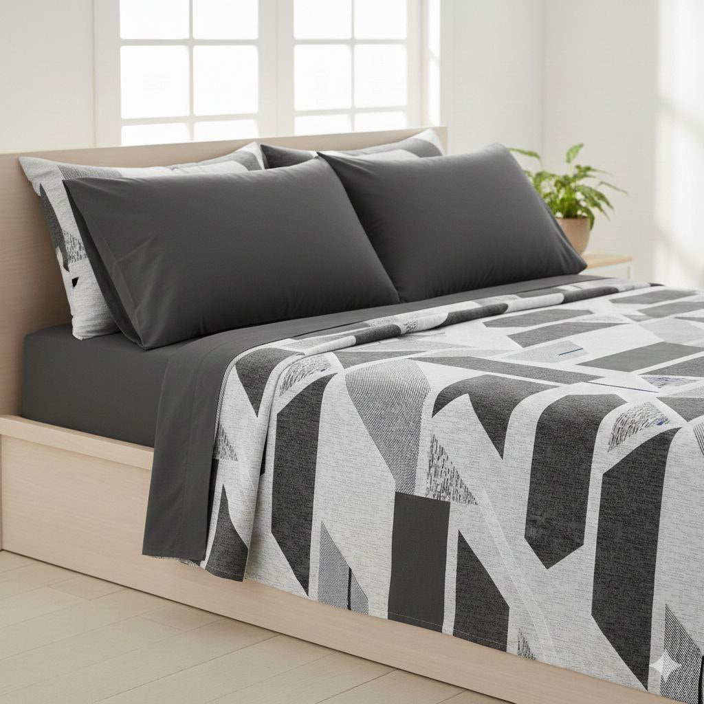 JUEGO DE SABANAS QUEEN SCARLETT CLASSICS 6PCS