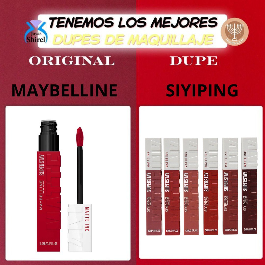 BRILLO LABIAL MATTE DE LARGA DURACION 5ML (DUPE DE MAYBELLINE)