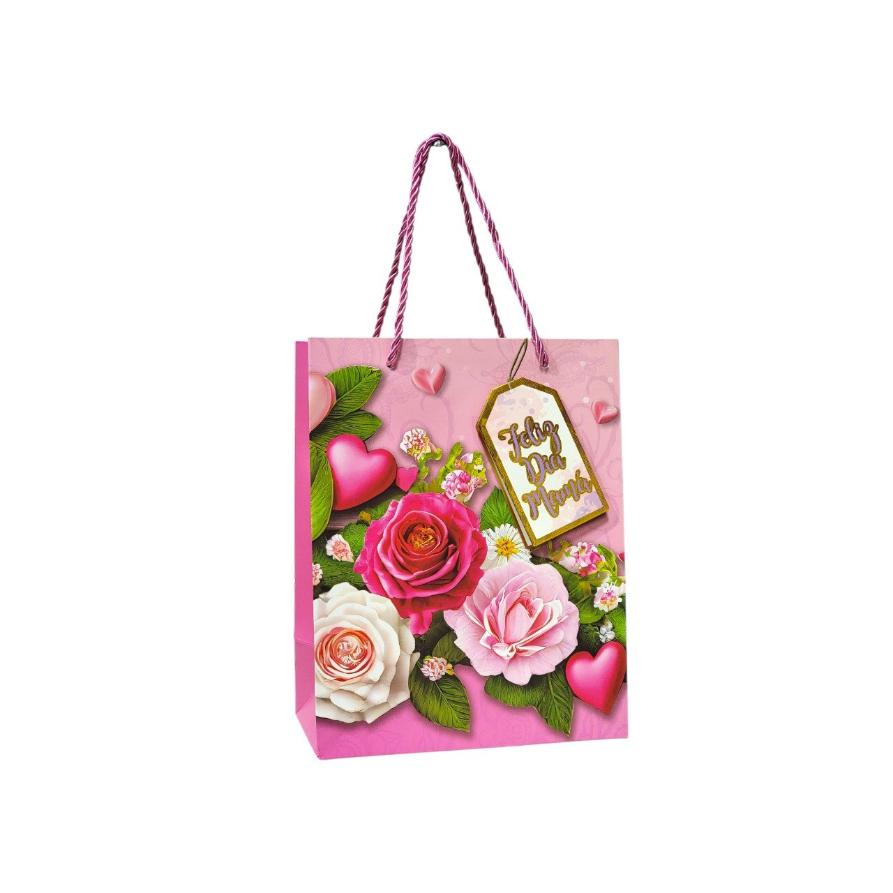 BOLSA DE REGALO PARA MADRE PEQUEÑA 23X18X10CM