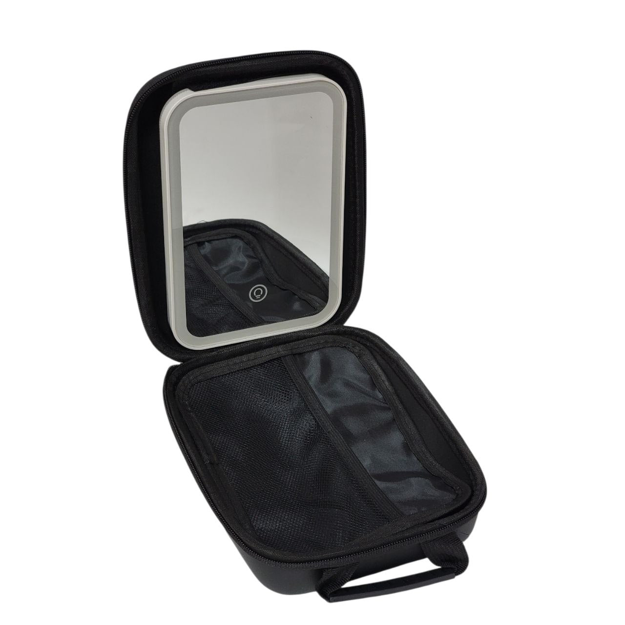 ORGANIZADOR ESTUCHE DE MAQUILLAJE CON ESPEJO LED INTEGRADO 24X16X7CM