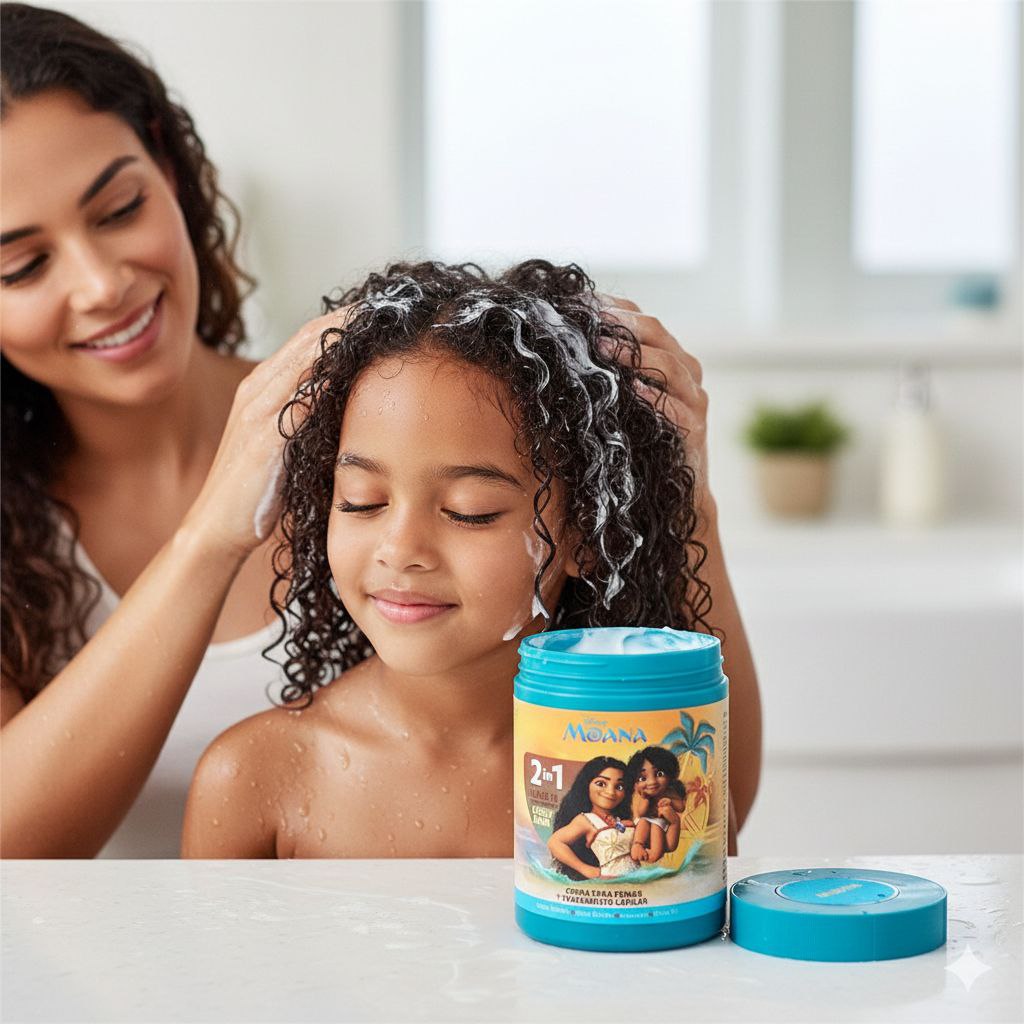 CREMA PARA PEINAR Y TRATAMIENTO CAPILAR 2 EN 1 PARA RIZOS MOANA NEVADA