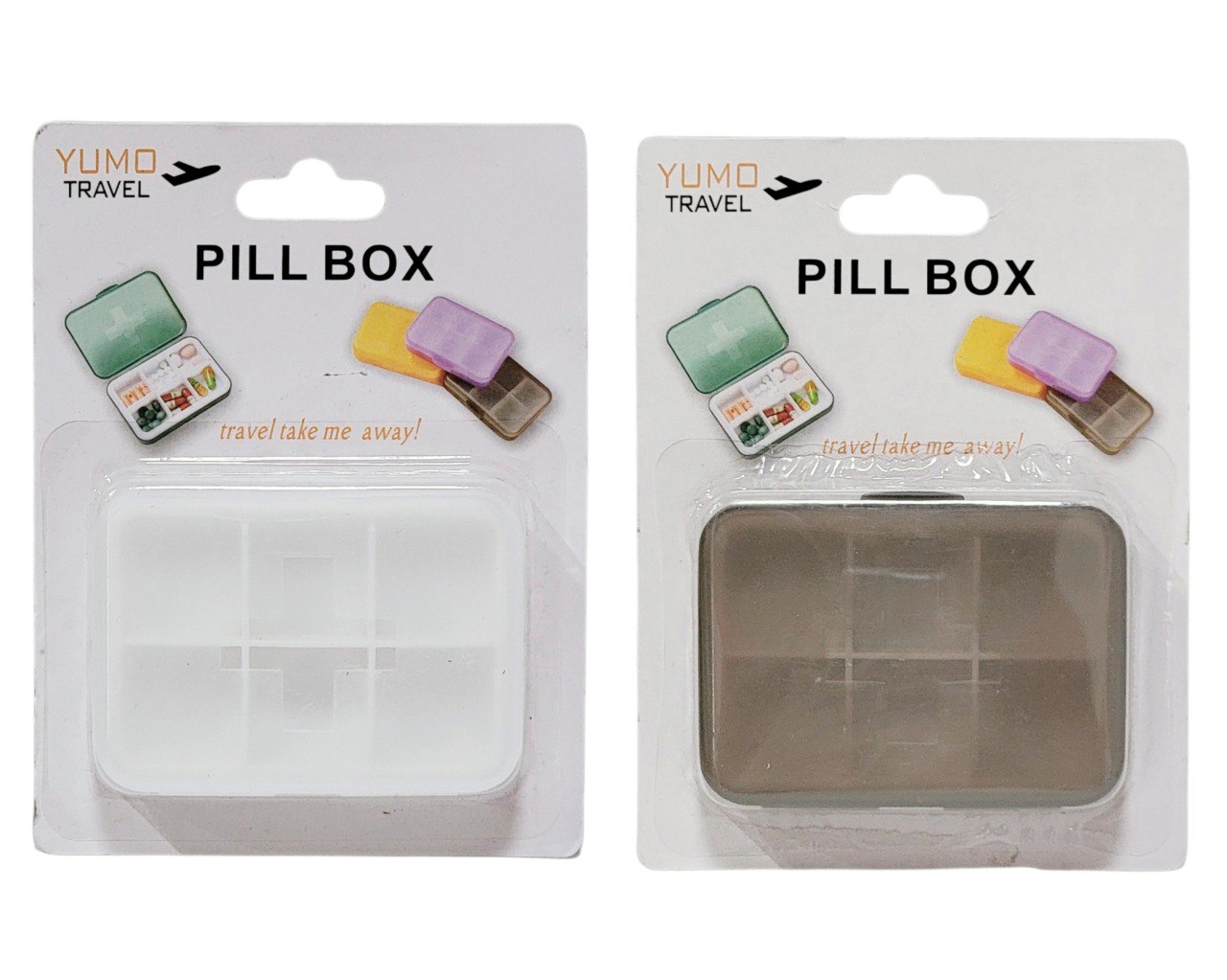 ORGANIZADOR DE PASTILLAS DE VIAJE YUMO TRAVEL 6.5CMX9CM