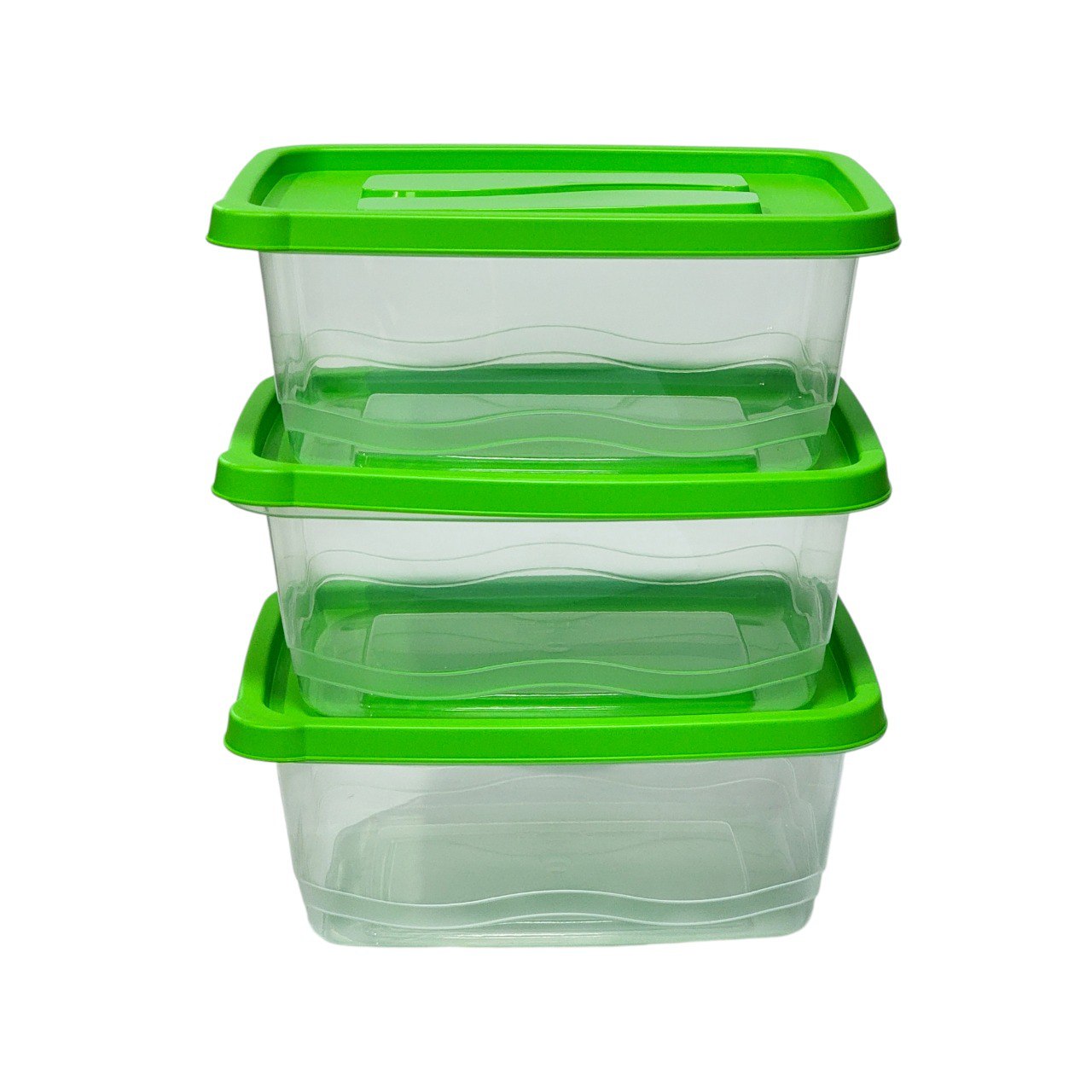 SET DE RECIPIENTES PANAS DE ALIMENTOS BIG HOME 10X17X23CM X 3PCS