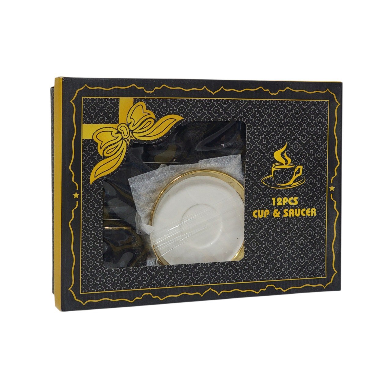 JUEGO DE TAZAS Y PLATOS PARA CAFE O TE DE CERAMICA 12PCS