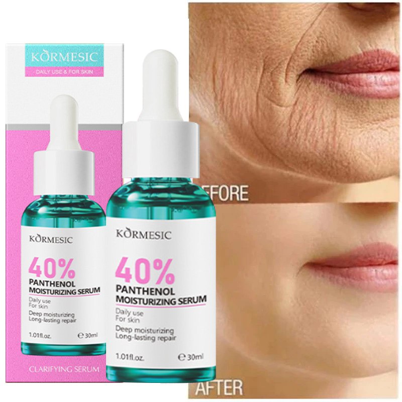 SUERO FACIAL HIDRATANTE DE PANTENOL AL 40% KORMESIC 30ML