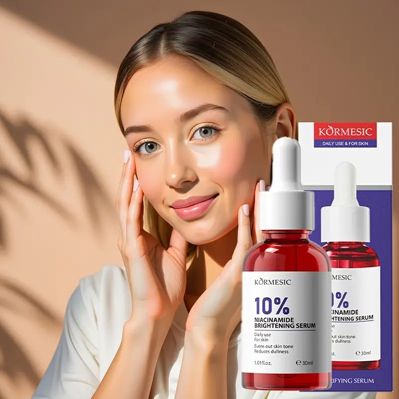 SUERO FACIAL ILUMINADOR DE NIACINAMIDA AL 10% KORMESIC 30ML