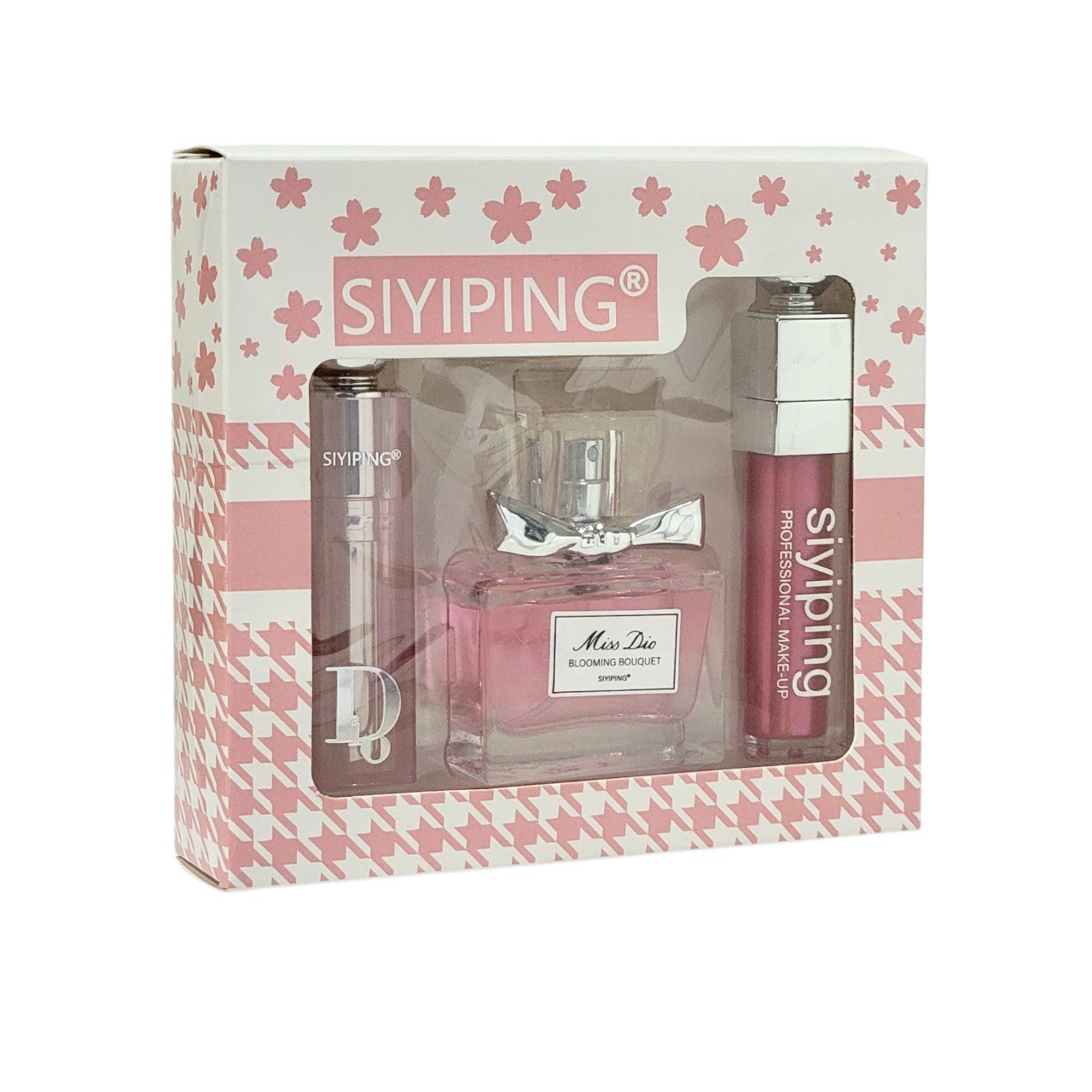 SET DE BRILLO LABIAL Y PERFUME DUPE DE DIOR SIYIPING