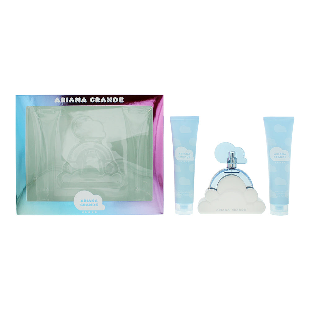 SET ARIANA GRANDE CLOUD EDP 100ML CREMA CORPORAL 100ML GEL DE DUCHA 100ML (M)