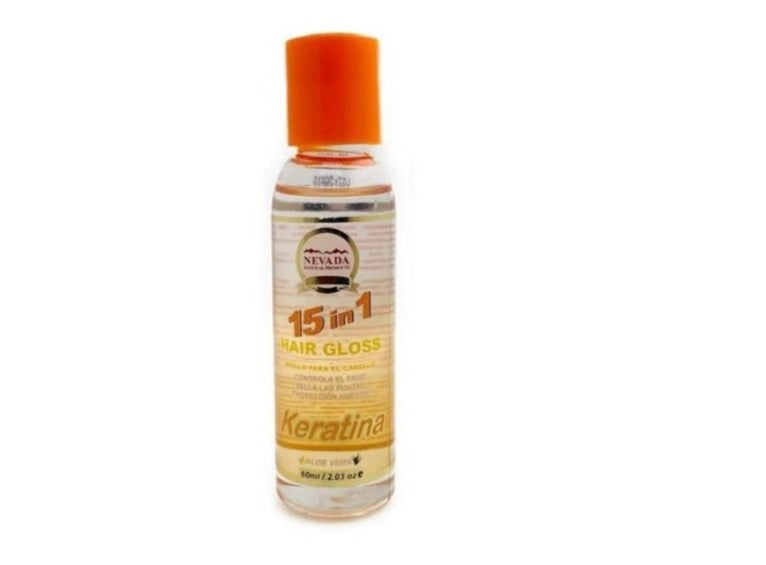 BRILLO PARA EL CABELLO ANTICAIDA 15 EN 1 NEVADA 60ML