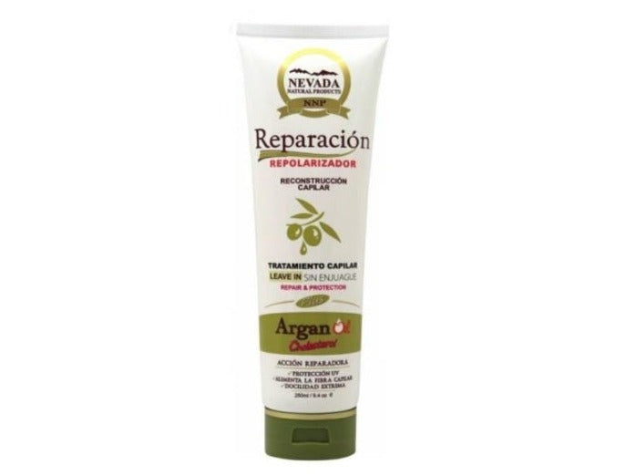 CREMA CAPILAR REPOLARIZADORA DE ACEITE DE ARGAN SIN ENJUAGUE 500ML