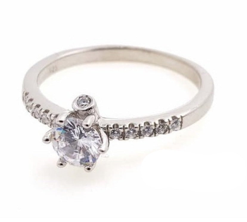 PANI964 ANILLO DE COMPROMISO, PLATA 925