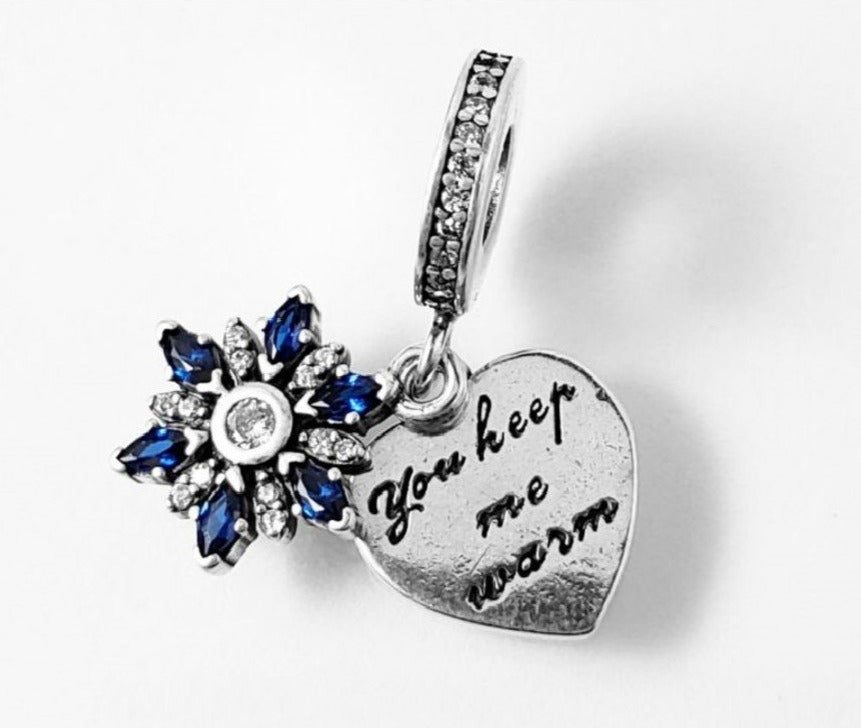 PCHARM2287  COLGANTE DOBLE CON MENSAJE (ME AYUDAS)