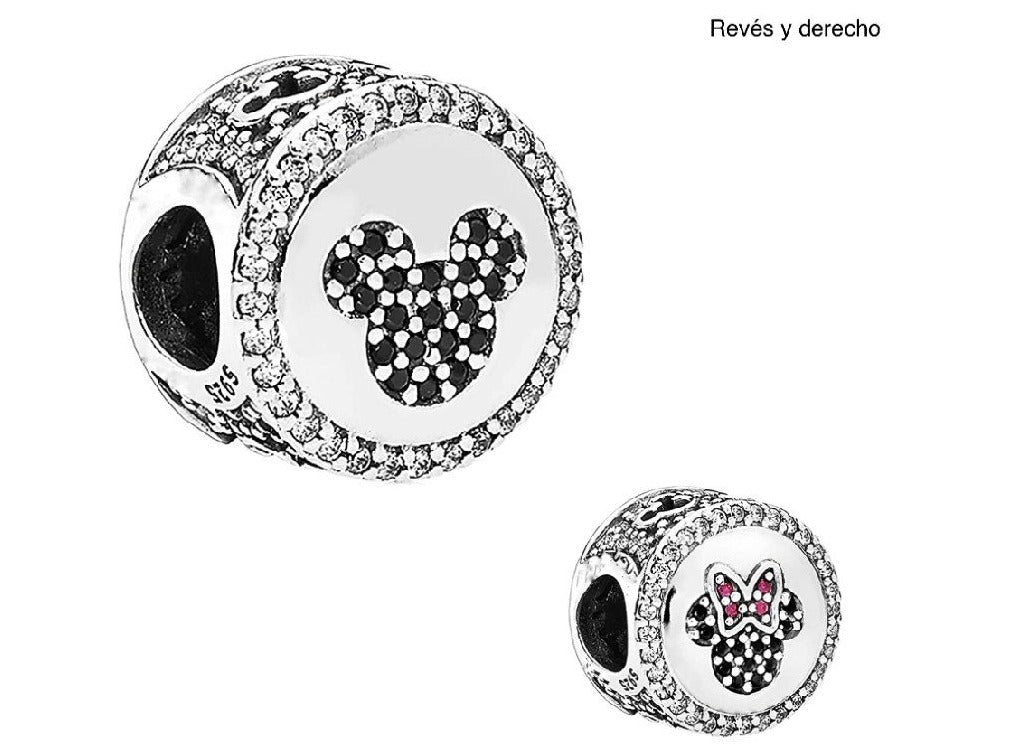 PCHARM2574   MINNIE Y MICKEY MOUSE CON CIRCONES