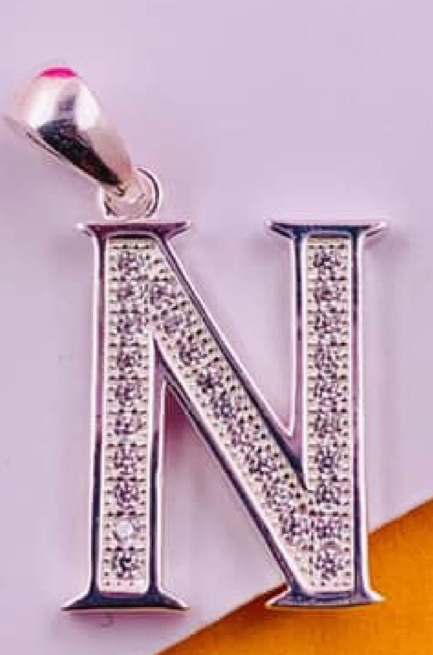 PDIJE1039 LETRA N PLATA 925