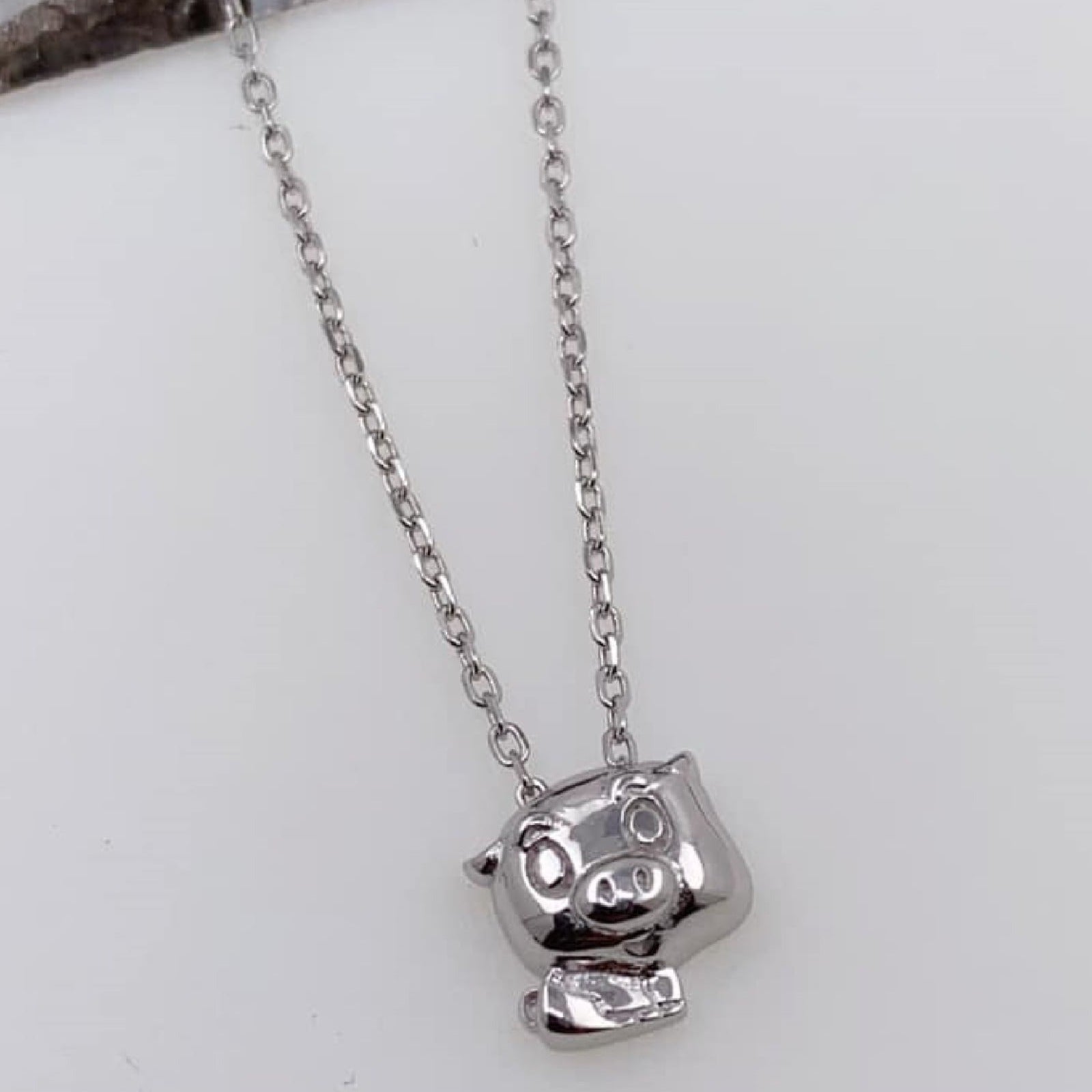 PDIJE1206 CERDITO CON CADENA PLATA 925