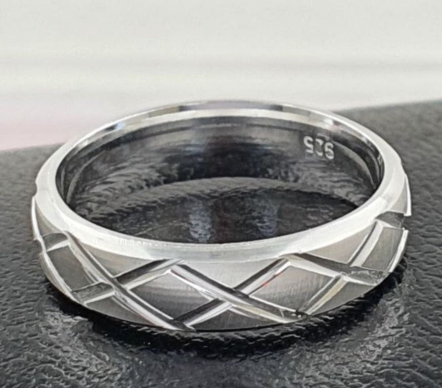 PANI1751 ANILLO CABALLERO MATRIMONIO, PLATA 925