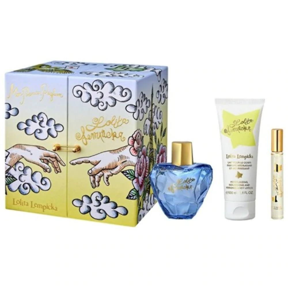 SET LOLITA LEMPICKA MON PREMIER EDP 100ML EDP 7.5ML CREMA CORPORAL 100ML (M)